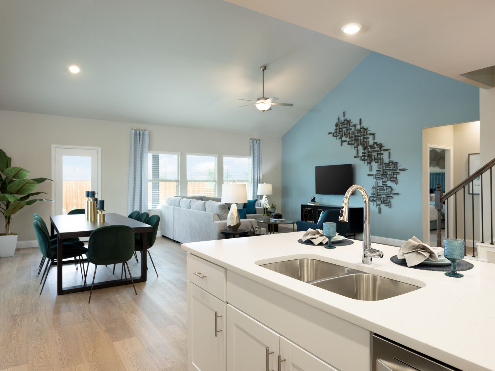 Open concept floorplan perfect for entertaining