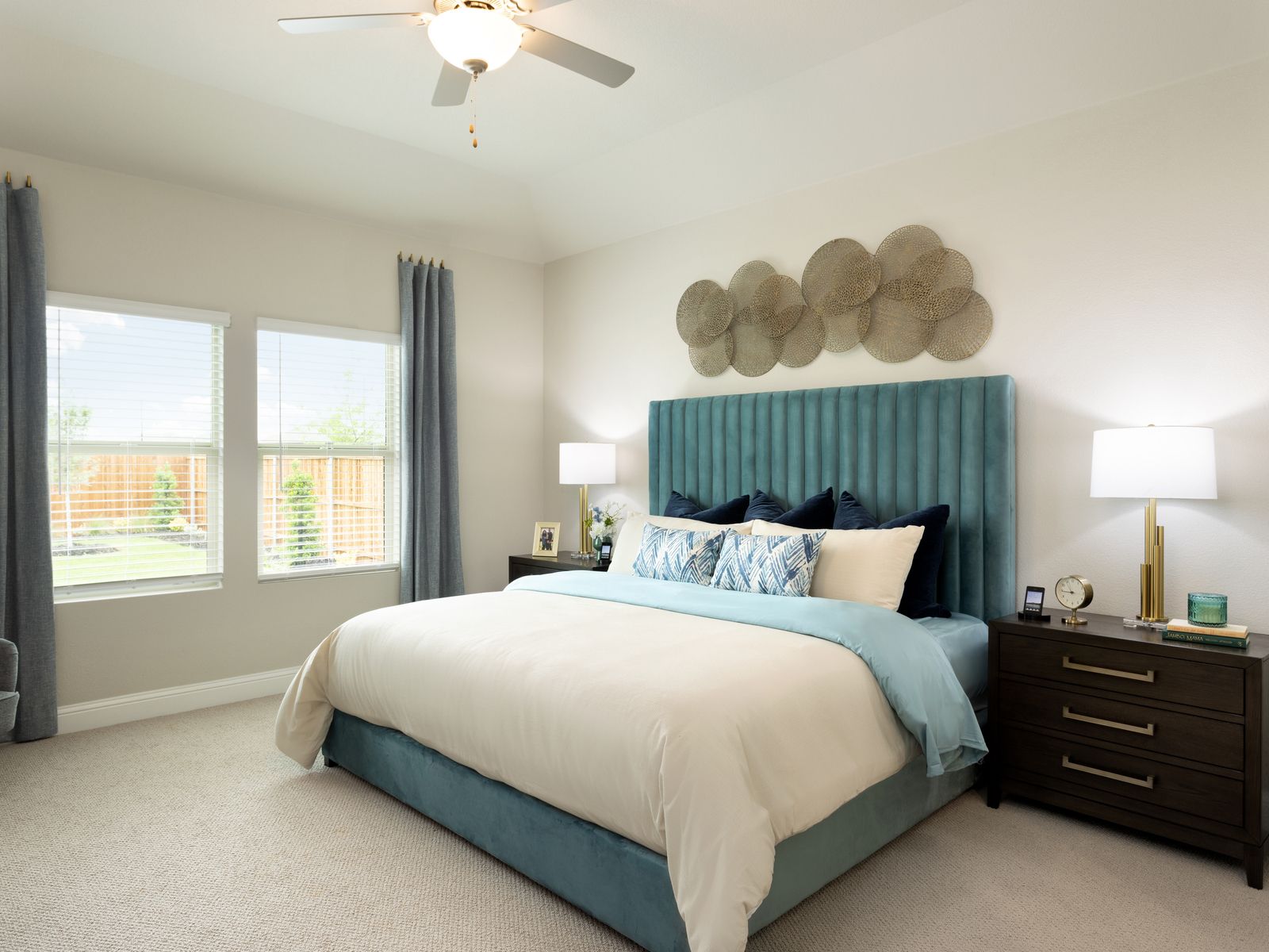 Downstairs primary suite offers privacy and tranquility.