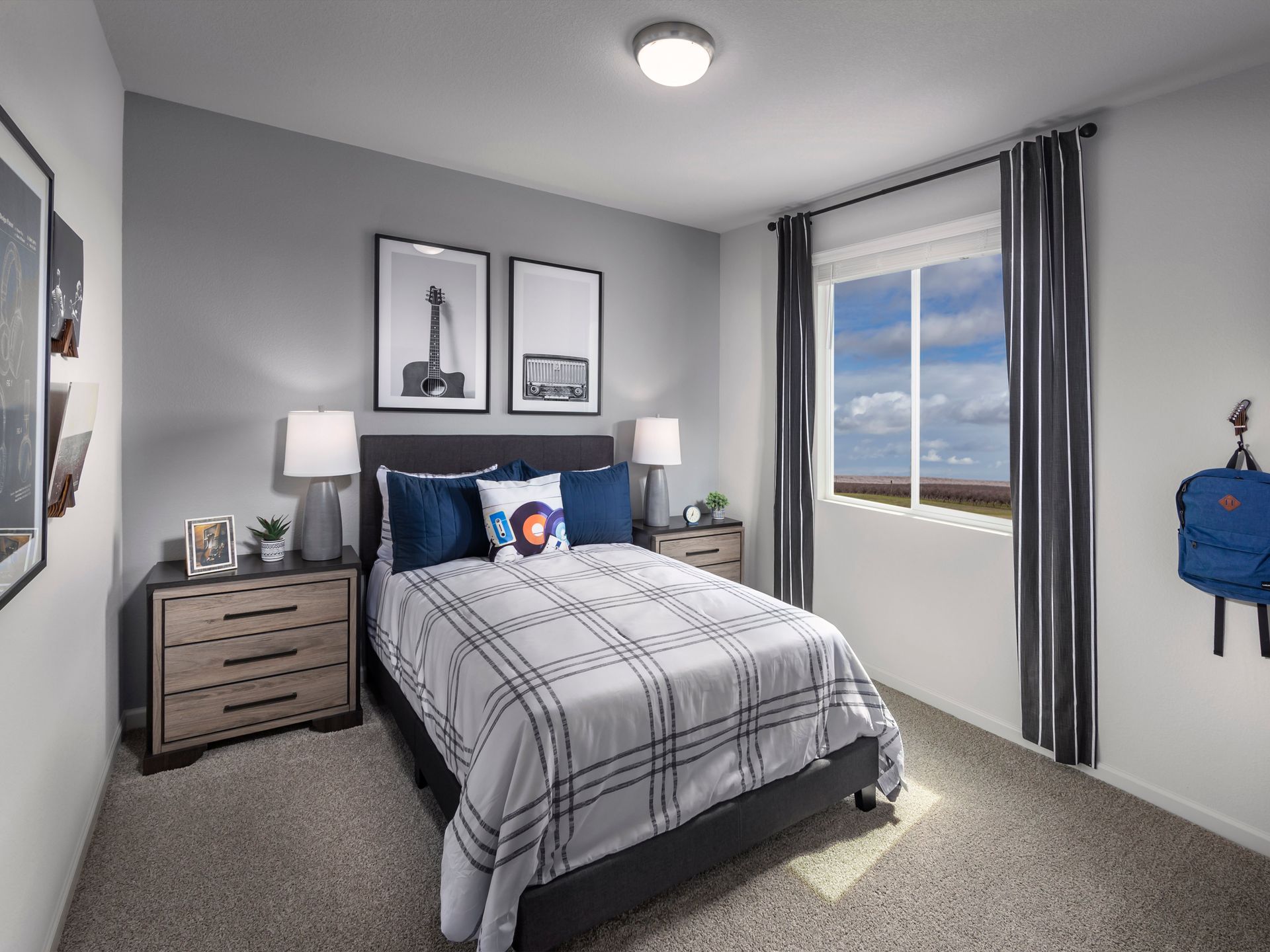 A modeled 4021 plan at a nearby Meritage Homes community