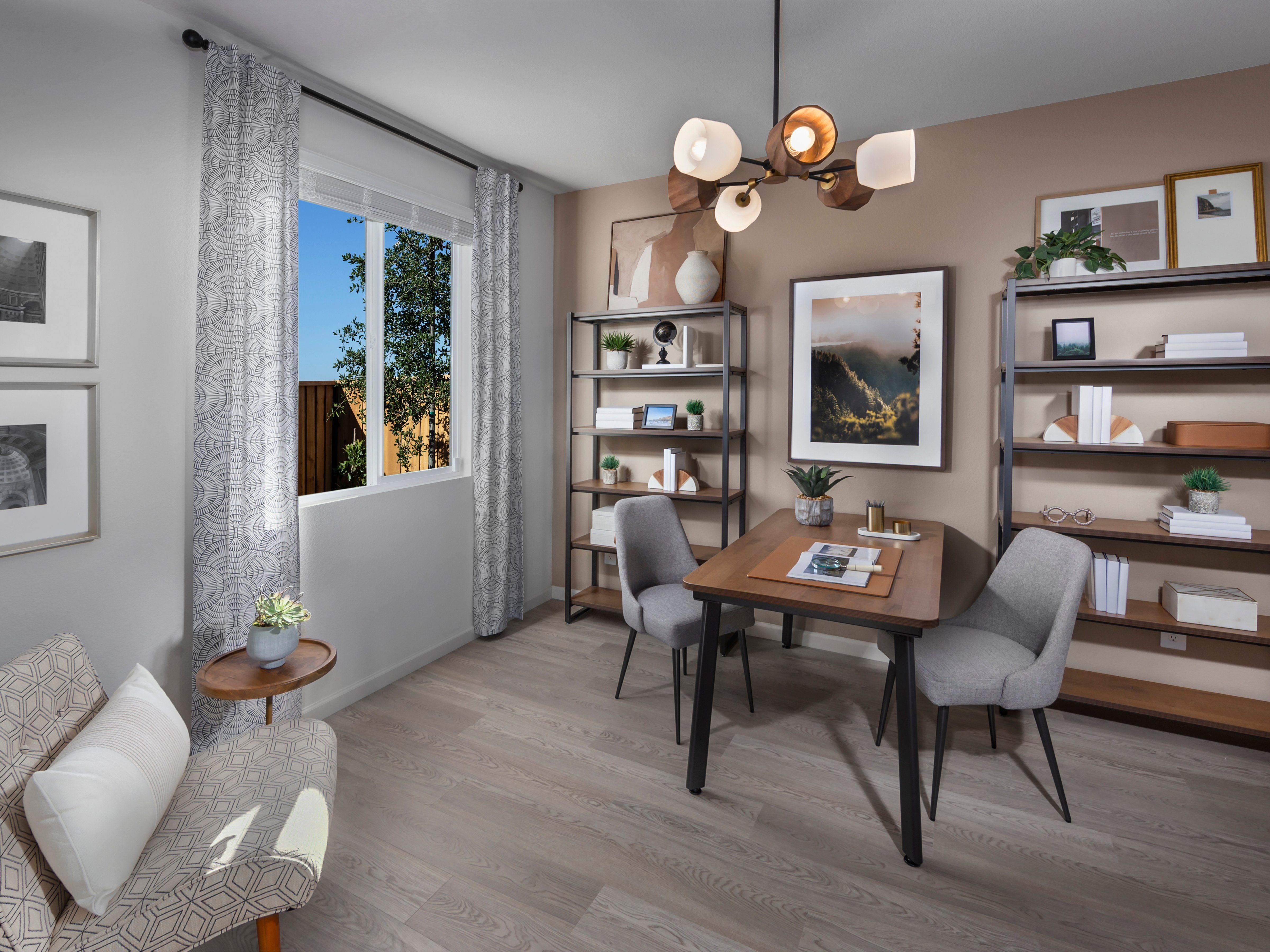 Residence 3 office modeled at a nearby Meritage community.