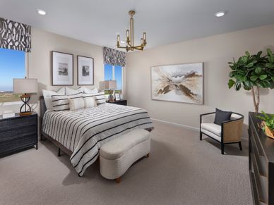 Retreat back to the primary suite for some relaxation and quiet.