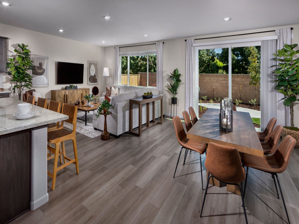 Enjoy the spacious design of our open-concept living area.