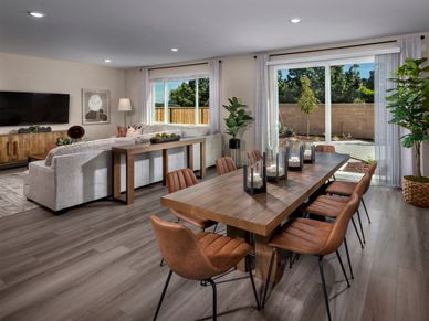 Be the perfect host with your spacious dining area.