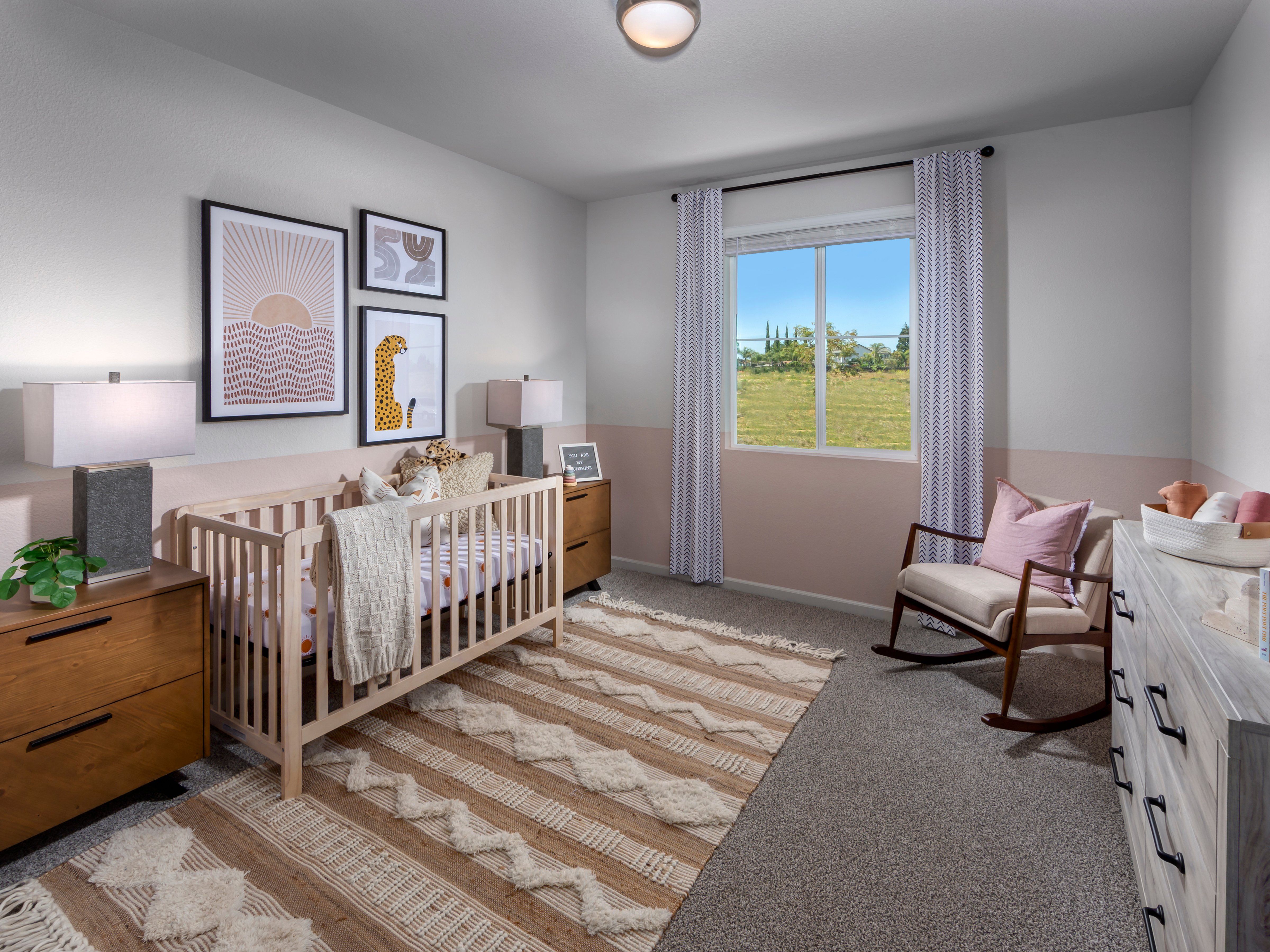 Let your creativity shine by decorating one of the spacious bedrooms.