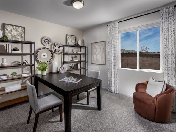 The perfect flex space for an in home office.
