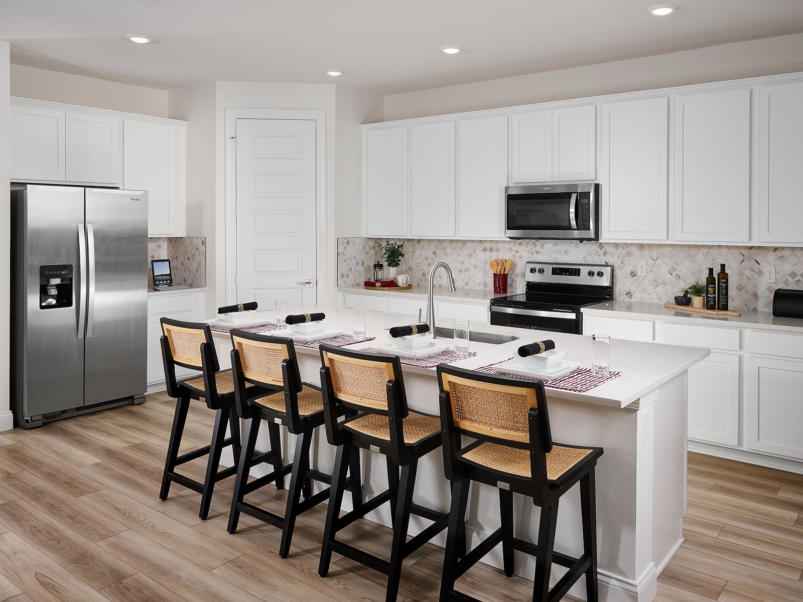 Kitchen in the Emilia floorplan modeled at Azalea