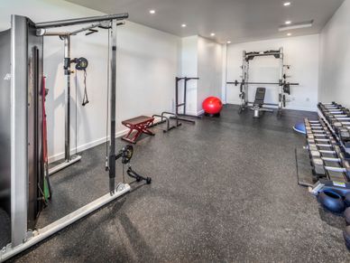 Enjoy an early morning or late night workout session at the Ponte Vista fitness center.
