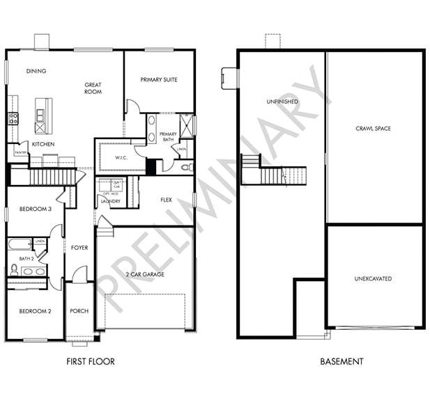 The Blue Mesa floor plan