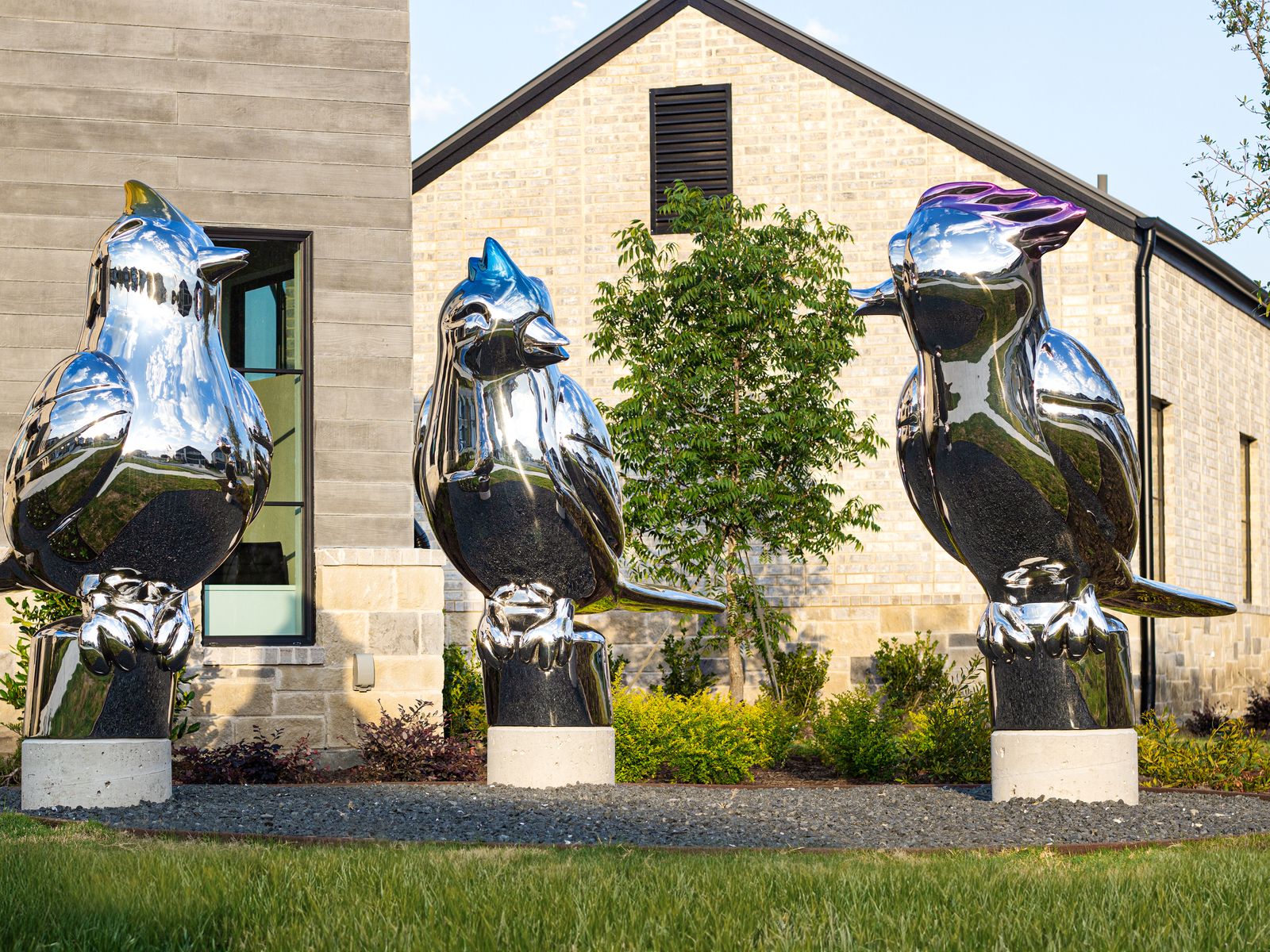 Lakehaven's Bird Council Sculpture
