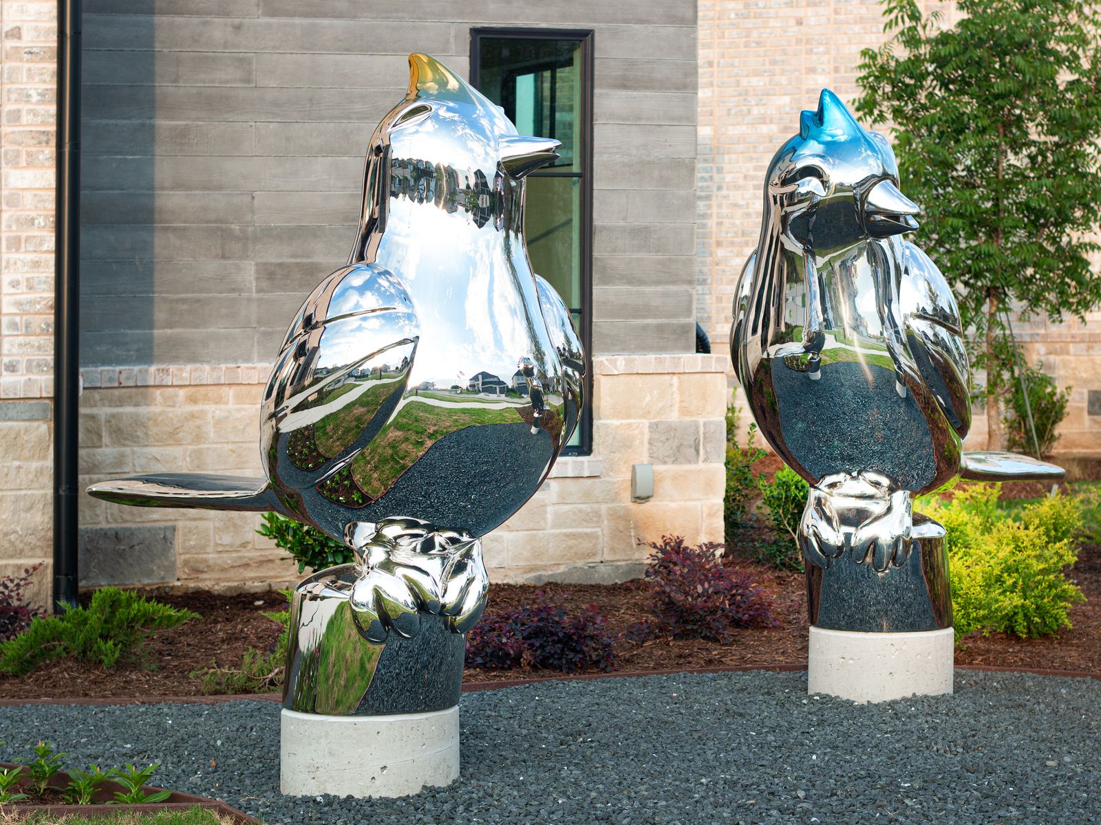 Lakehaven's Bird Council Sculpture