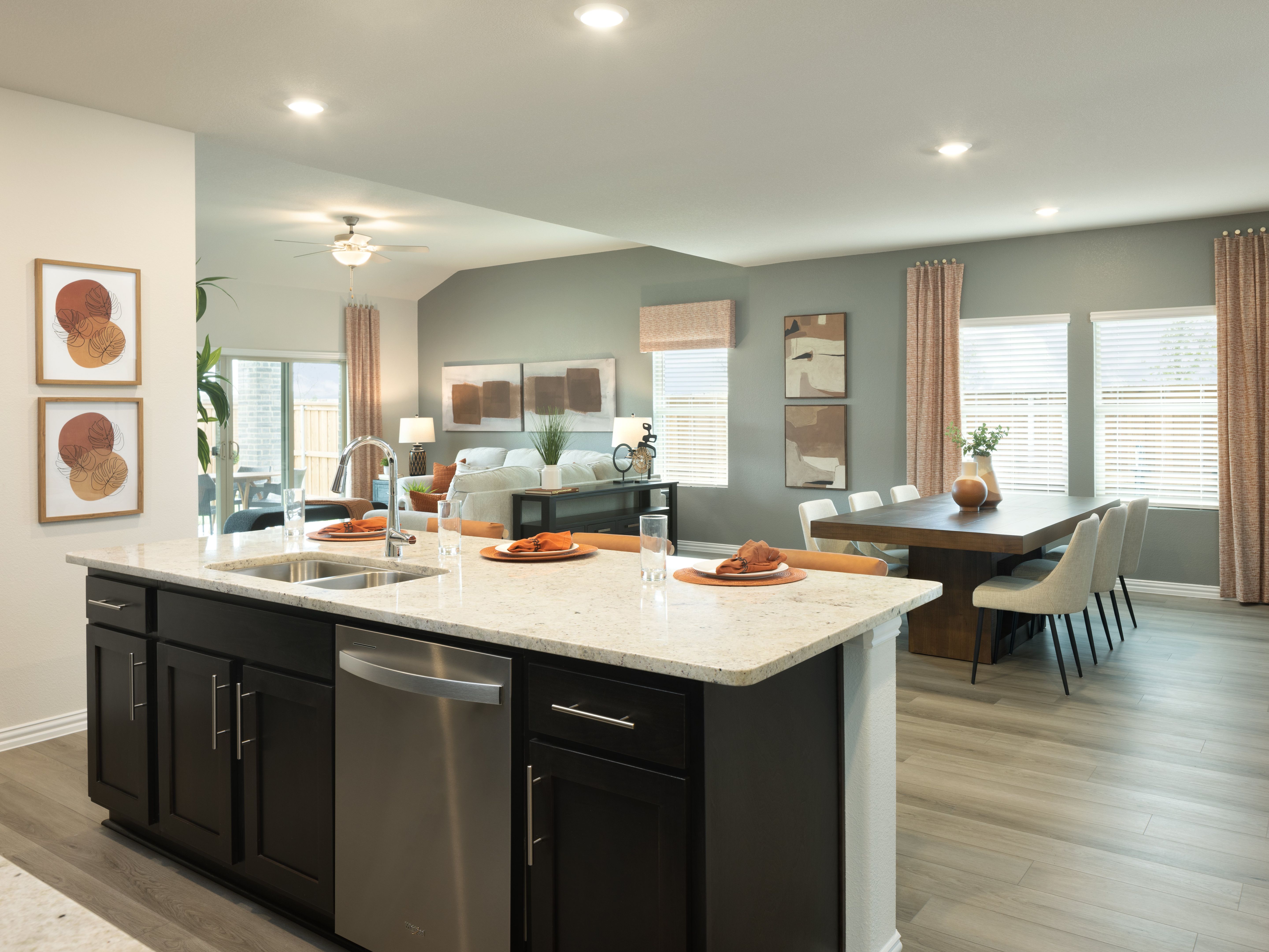 Enjoy entertaining with the open floorplan