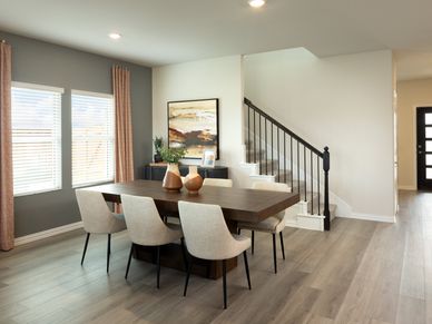Enjoy family dinners around the dining table