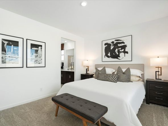 Primary Bedroom in Ezra Floorplan at Bella Vista Trails
