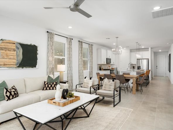 The Jubilee floorplan modeled at Silva Farms