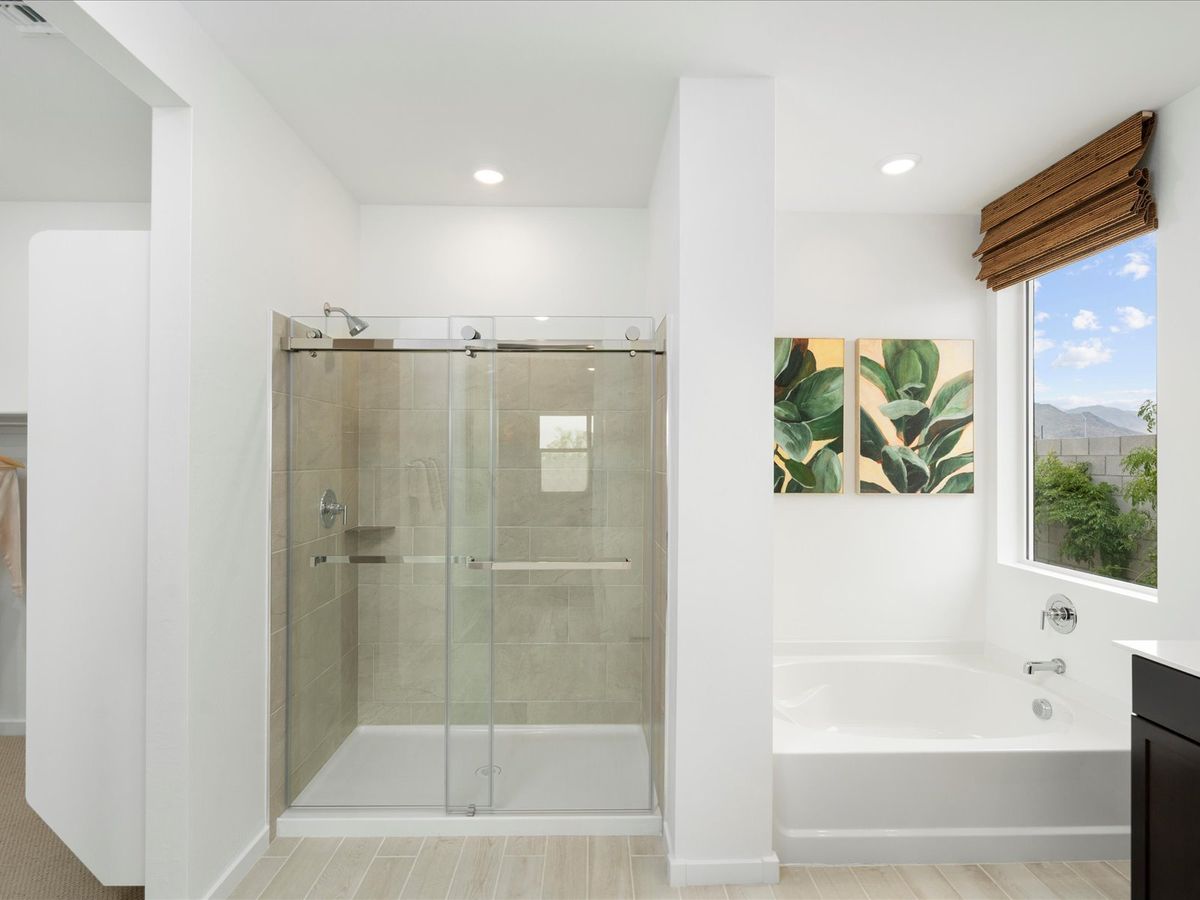 Bathroom in the Lark Floorplan at Mesquite Mountain Ranch