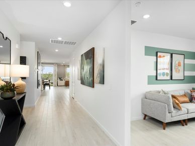 Foyer in the Lark Floorplan at Mesquite Mountain Ranch