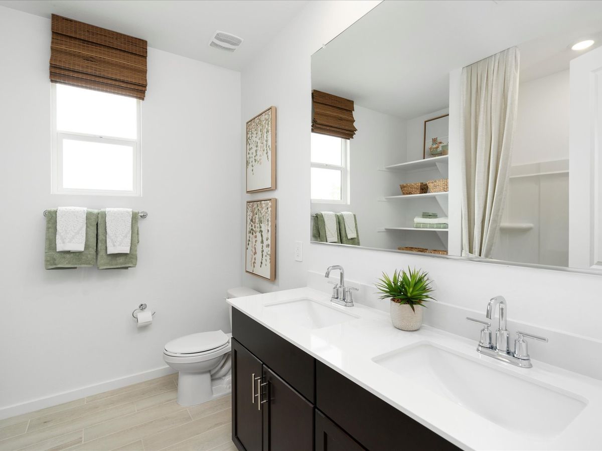 Bathroom in the Lark Floorplan at Mesquite Mountain Ranch