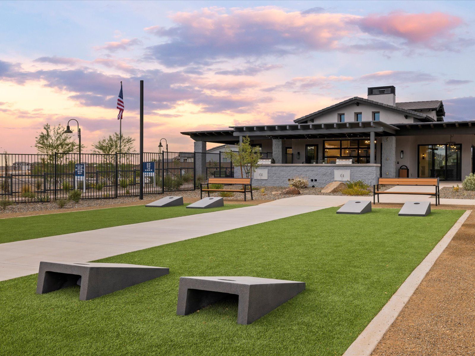 Community Cornhole at Paloma Creek