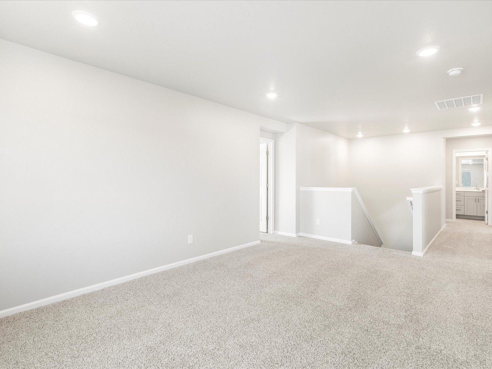 Waterton floorplan interior image taken at a Meritage Homes community in Brighton, CO.