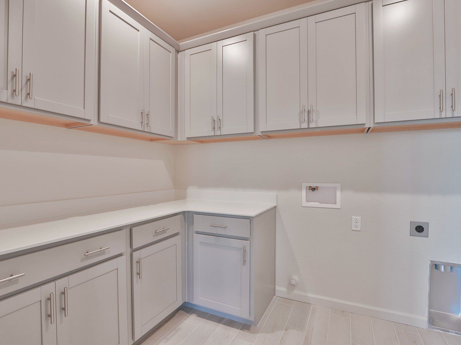 Residence 1 laundry room at a nearby Meritage community.