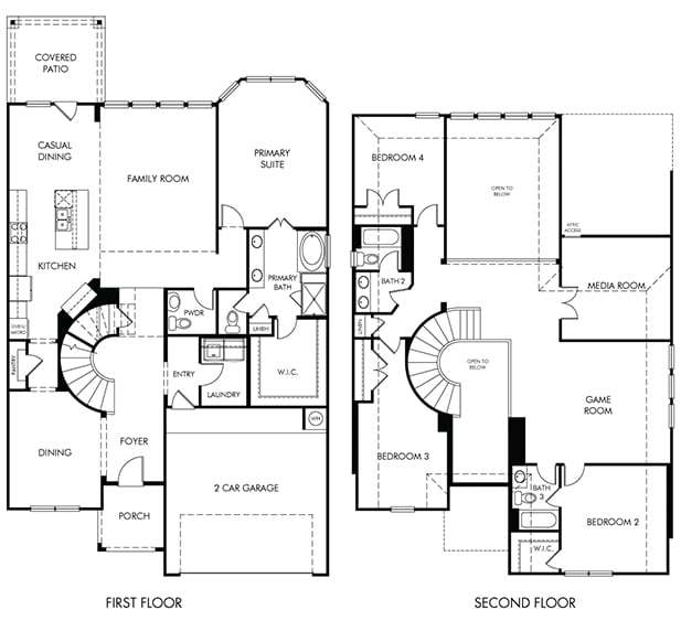 The Cedar (L412) - Massey Oaks - Premier Series: Pearland, Texas - Meritage Homes