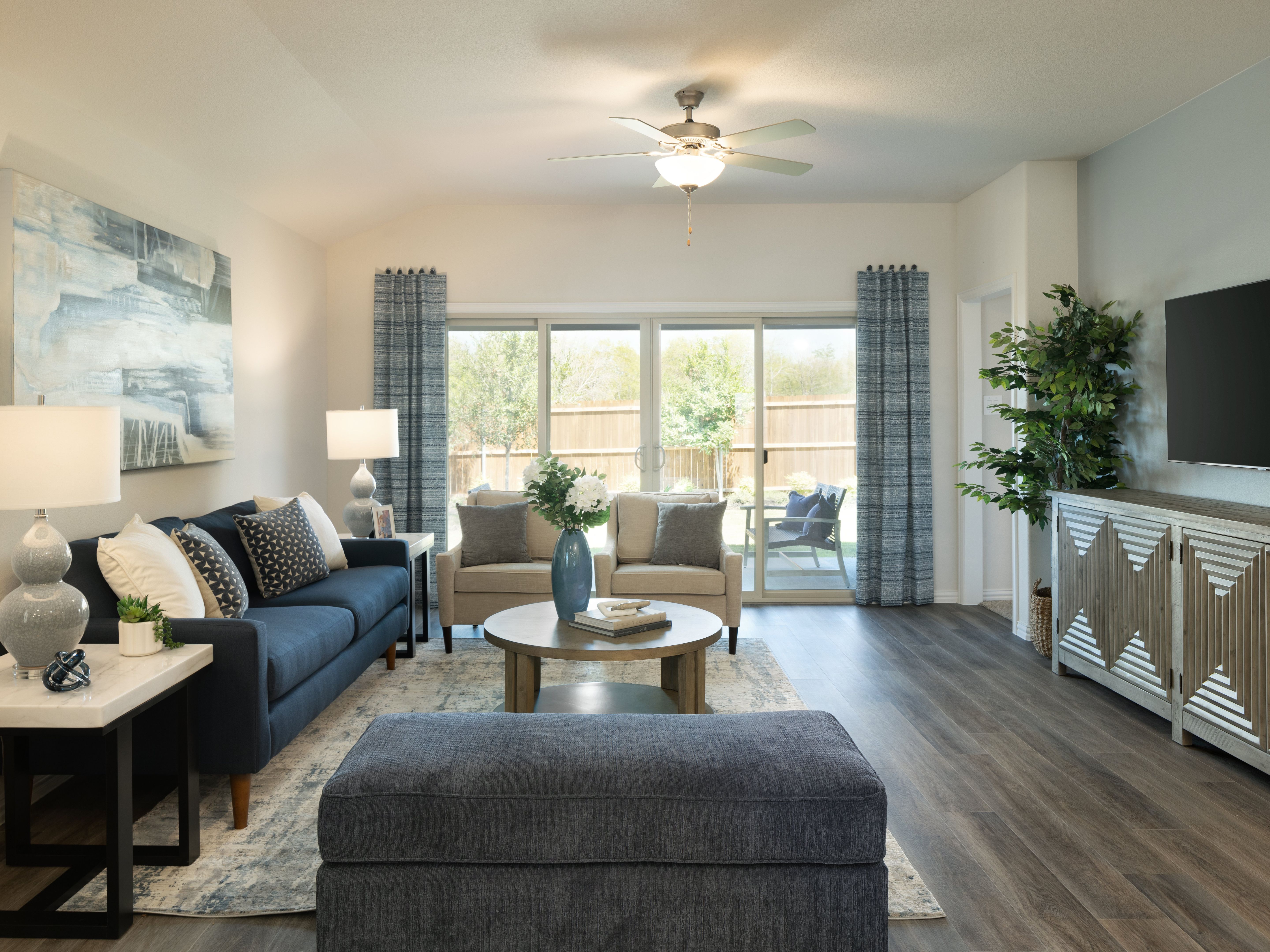 Enjoy the cozy living room after a long day