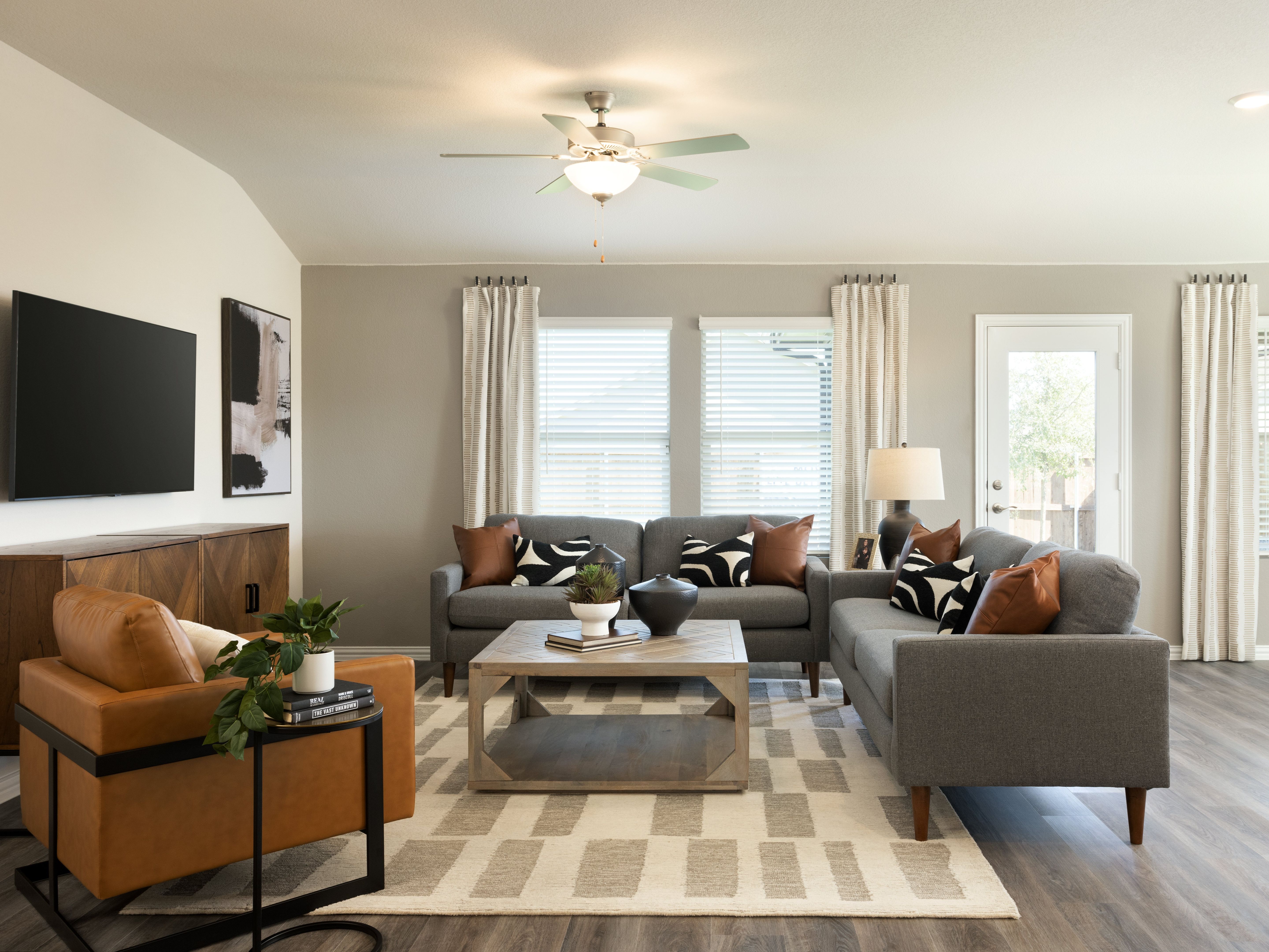 Enjoy the cozy living room after a long day