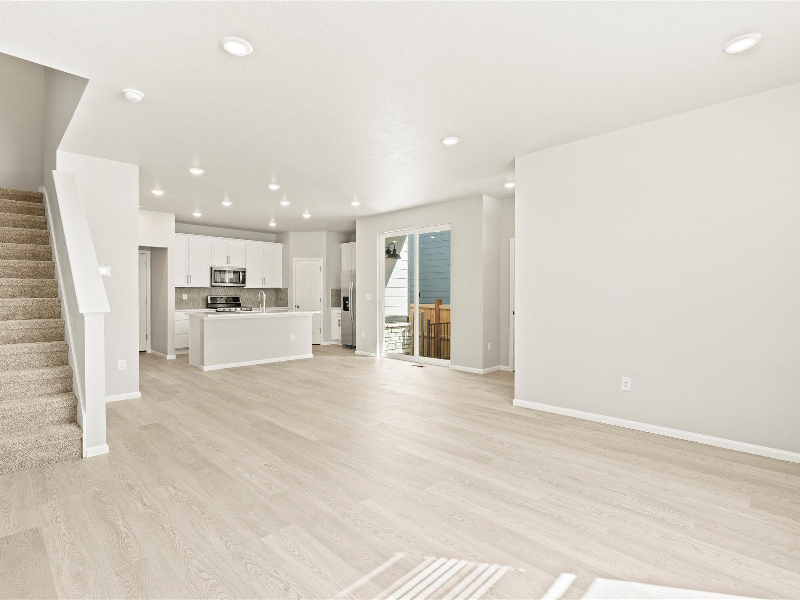 The Keystone floorplan interior image taken at a Meritage Homes community in Aurora, CO.