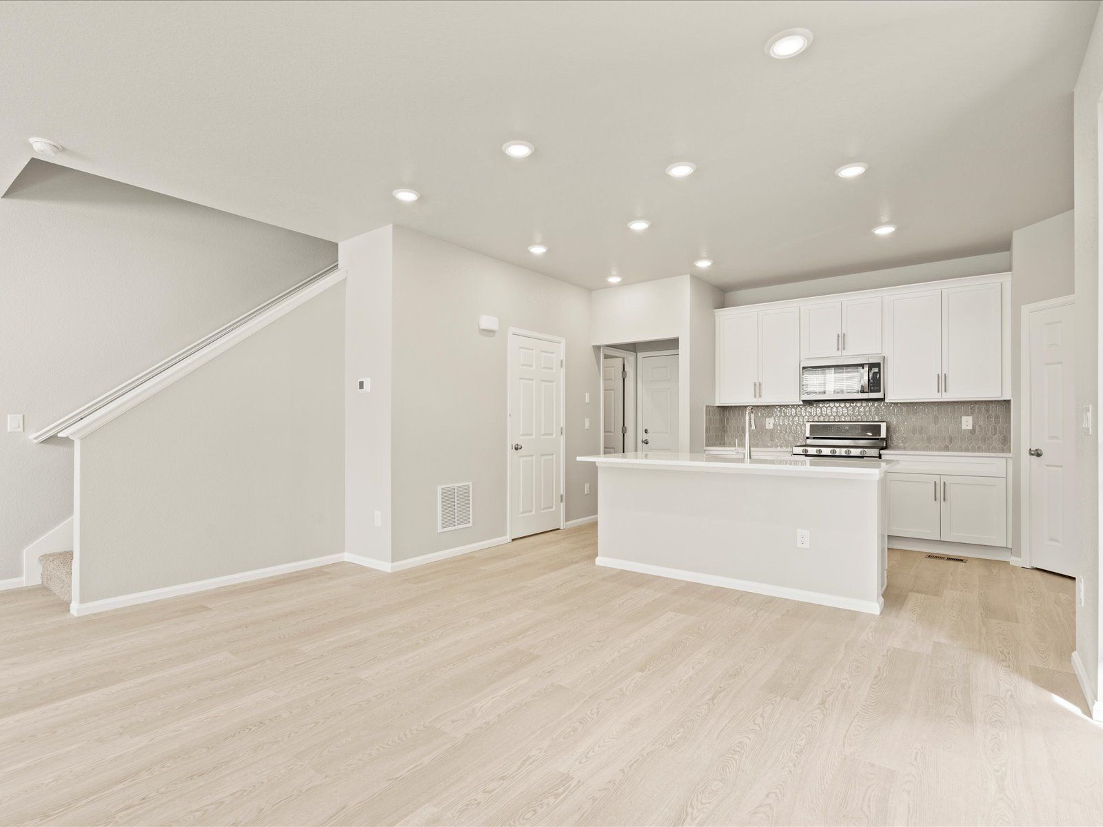 The Keystone floorplan interior image taken at a Meritage Homes community in Aurora, CO.