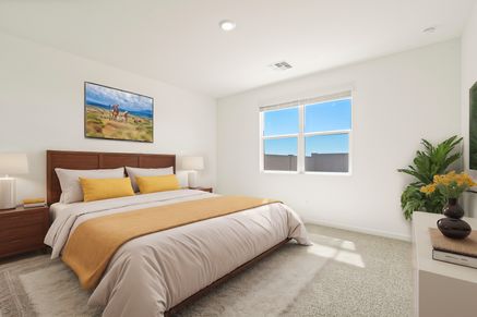 Virtual staging of the Sawyer floorplan at Rancho Mirage