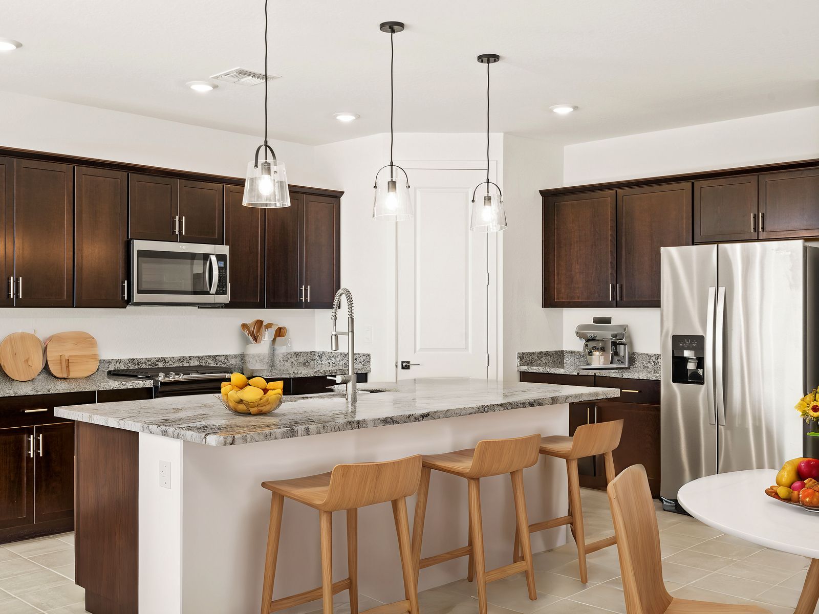 Virtual Rendering of Kitchen in Sawyer Floorplan