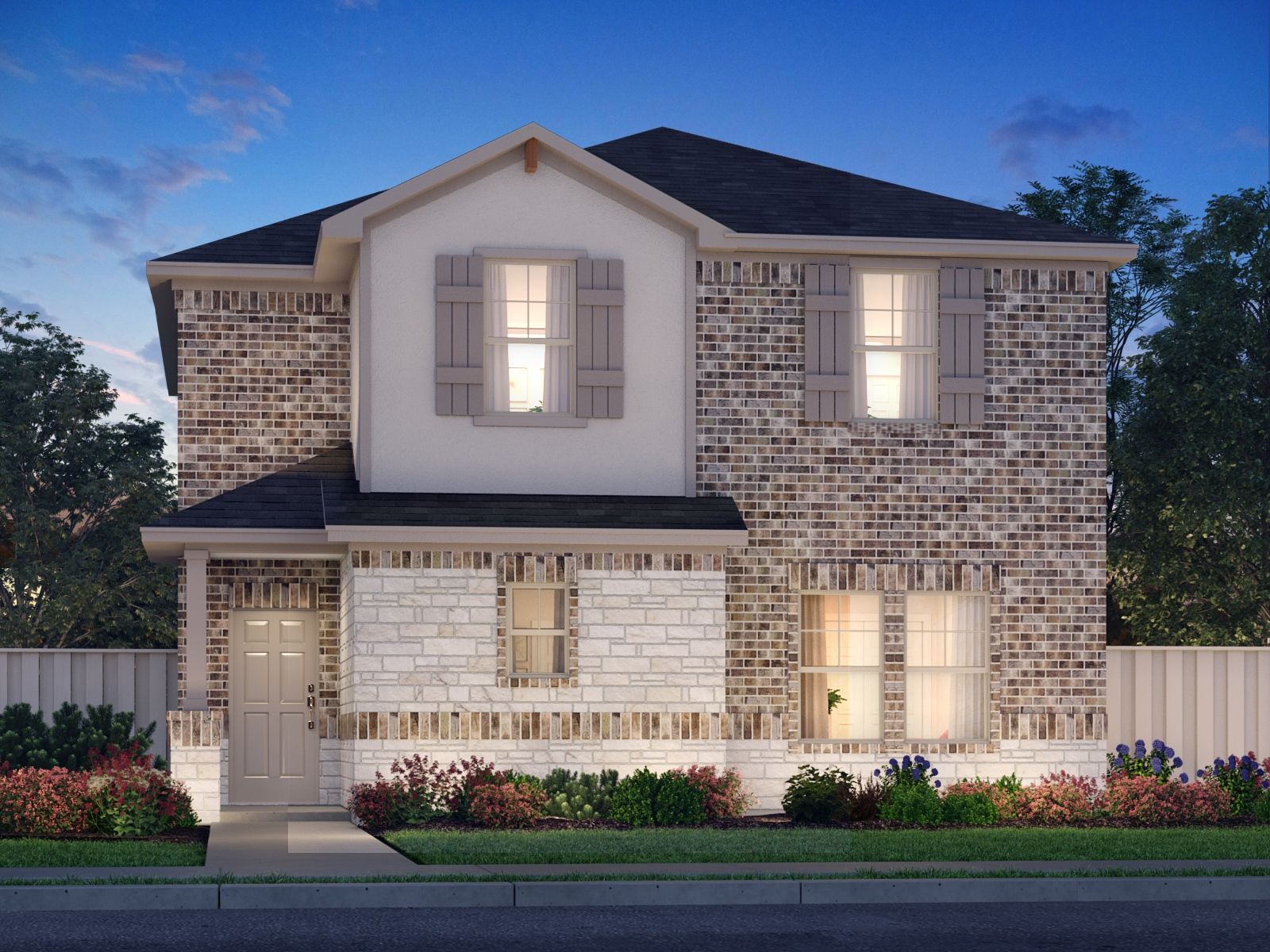 The Santa Fe (762) Floorplan B Elevation