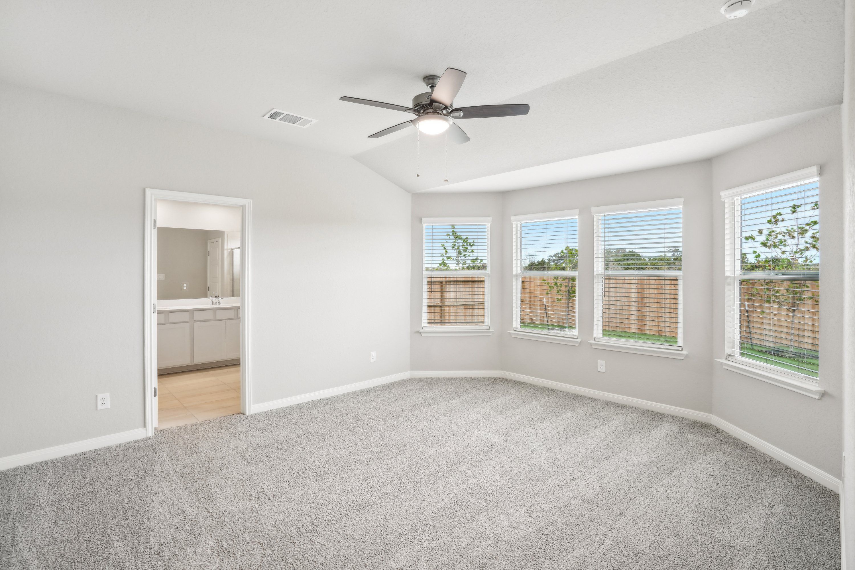 Primary suite in the Oleander floorplan at a Meritage Homes community.