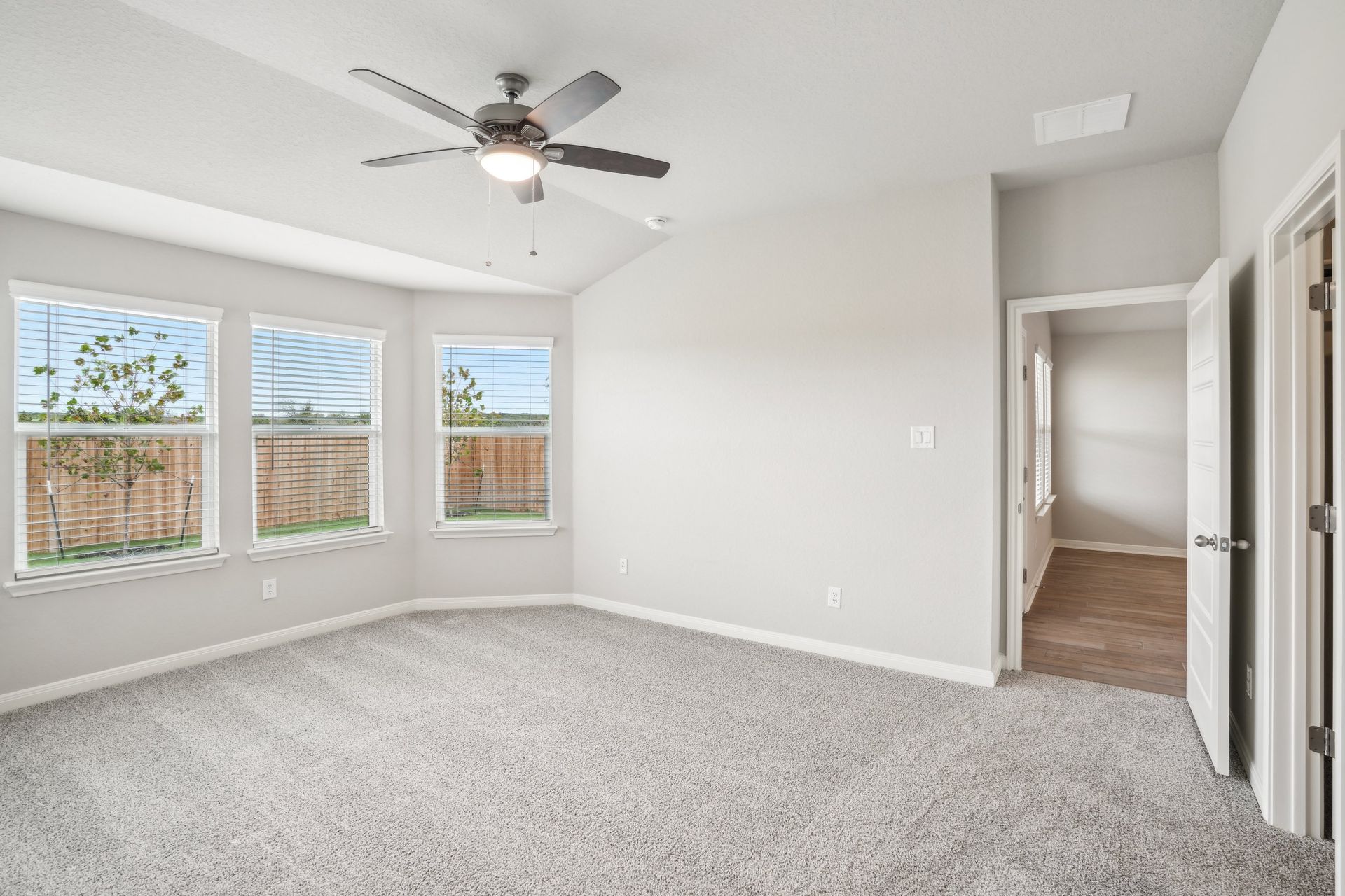 Primary suite in the Oleander floorplan at a Meritage Homes community.