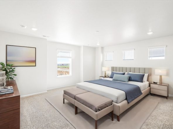 Snowberry floorplan at Ridgeline Vista a Meritage Homes community in Brighton, CO.