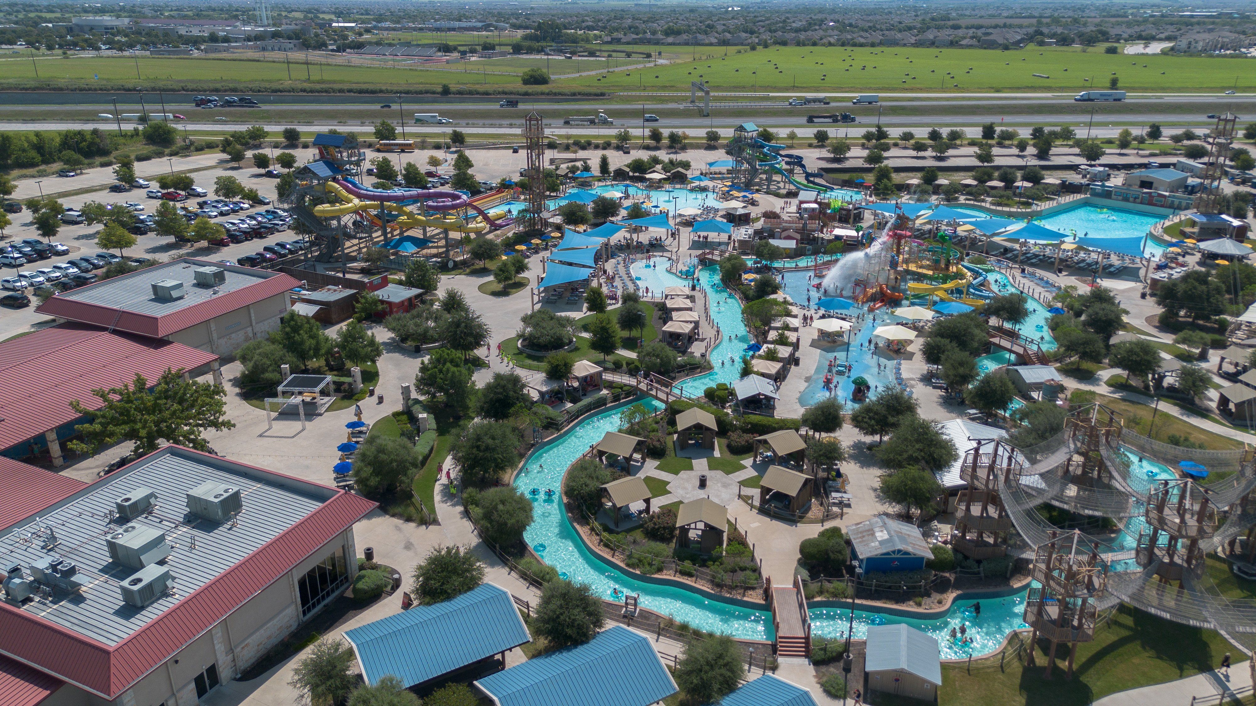 The Typhoon Texas Waterpark is only 3 miles from the community.