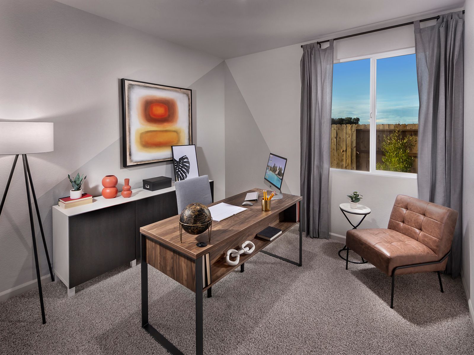 Flex room at a Meritage Homes community in Elk Grove, CA.