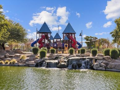 Community Playground and Water Feature at Anthem at Merrill Ranch in Florence
