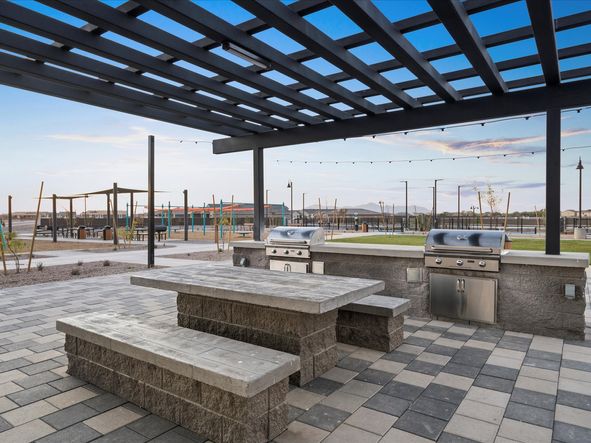BBQ with Covered Pavilion at Rancho Mirage