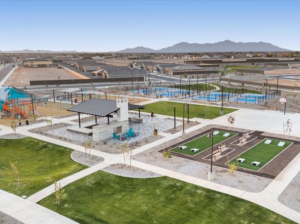 Drone View of Amenities at Rancho Mirage