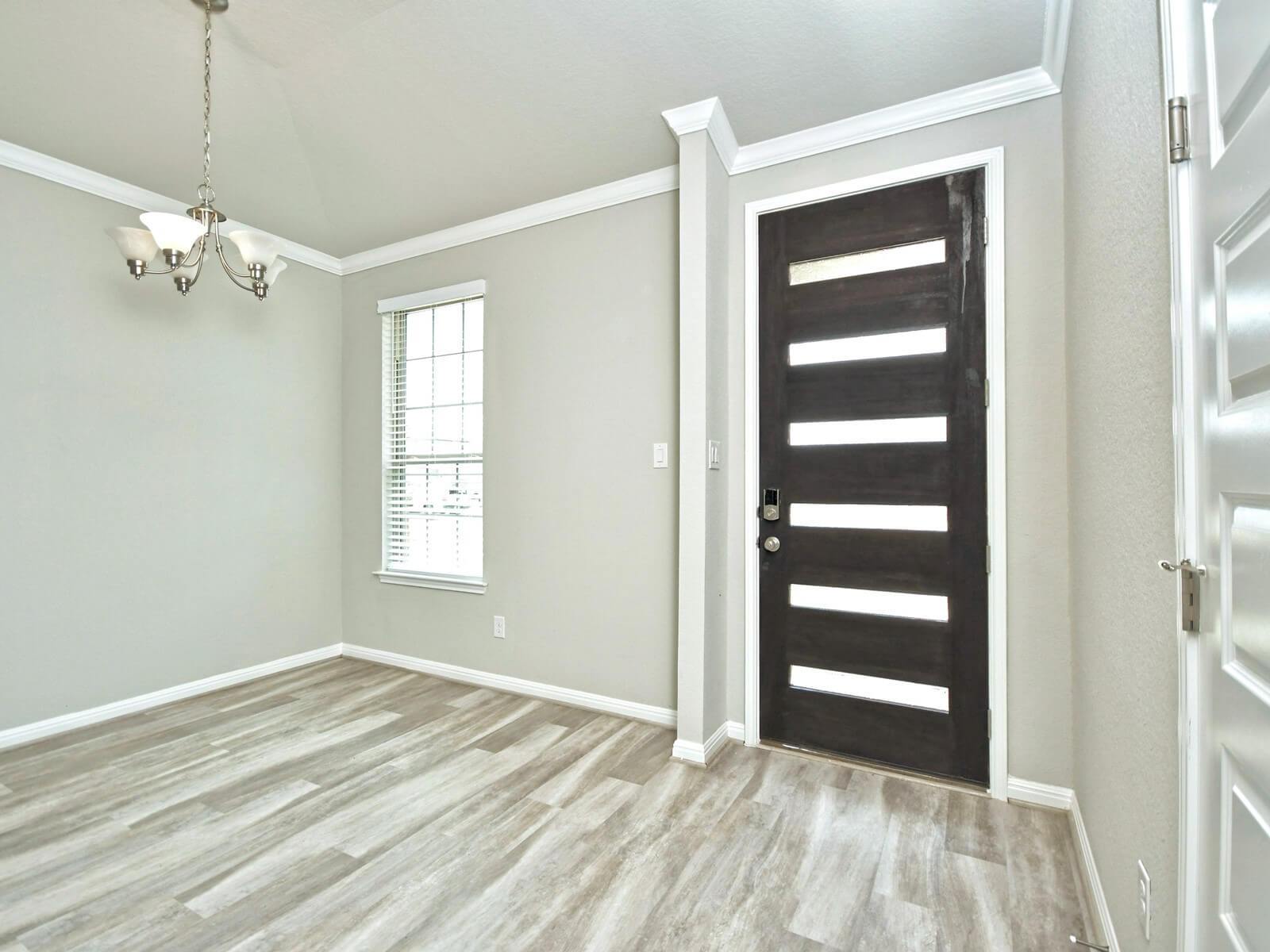 Entry view of the San Saba floorplan at a Meritage Homes community.
