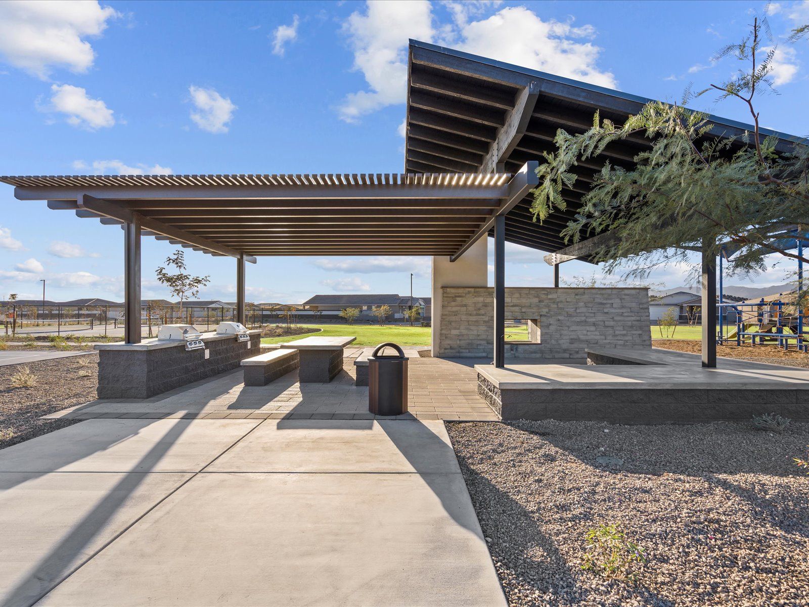 BBQ Grills and Ramadas at Abel Ranch