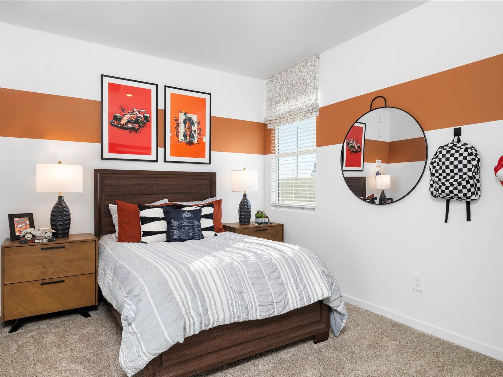 Guest Bedroom in Leslie Floorplan modeled at Allure Vista