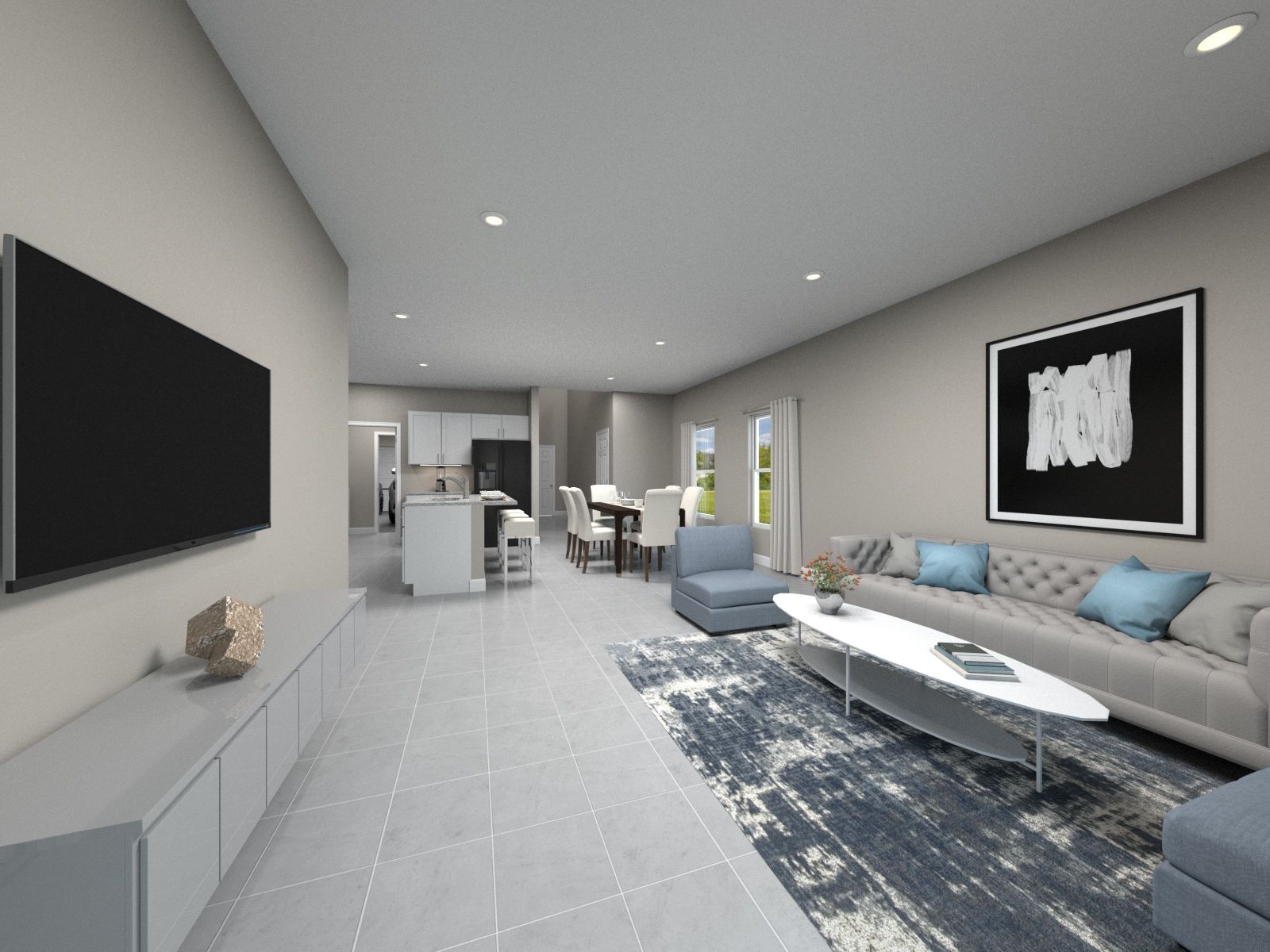 Rendering of the Willow floorplan