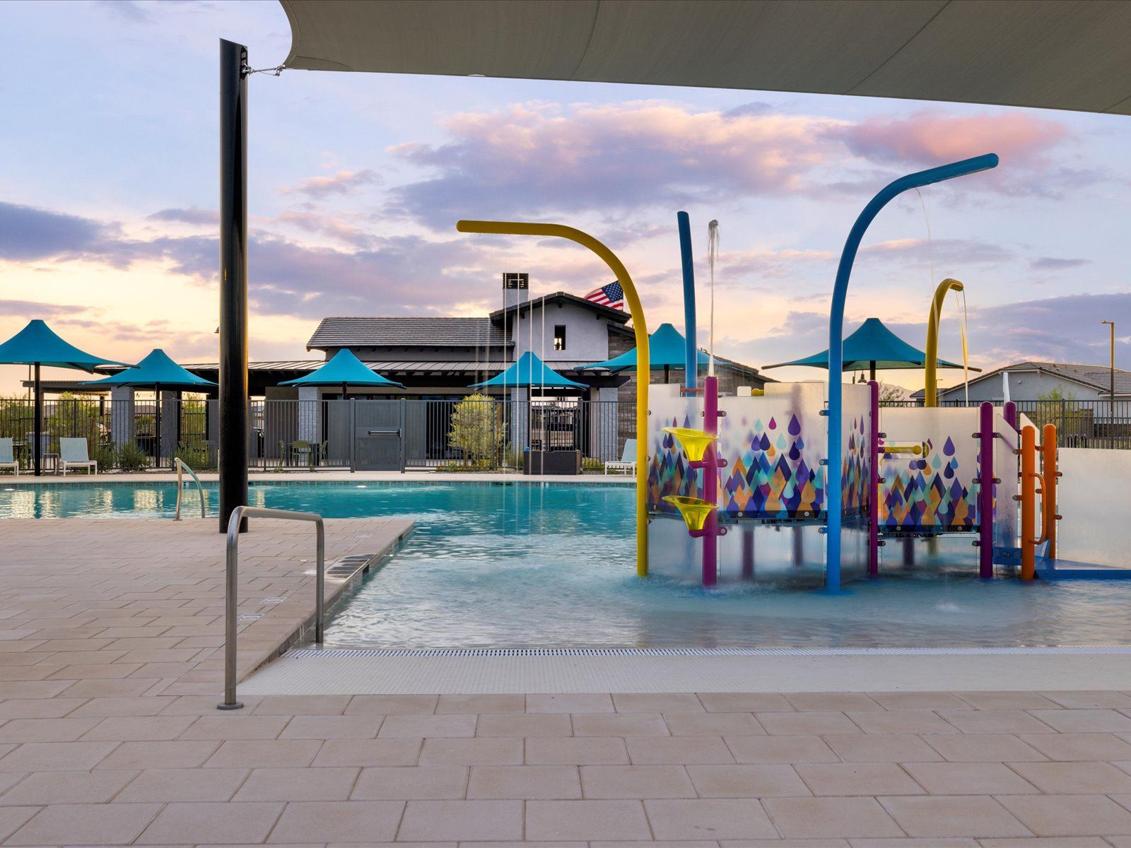 Pool Area at Paloma Creek