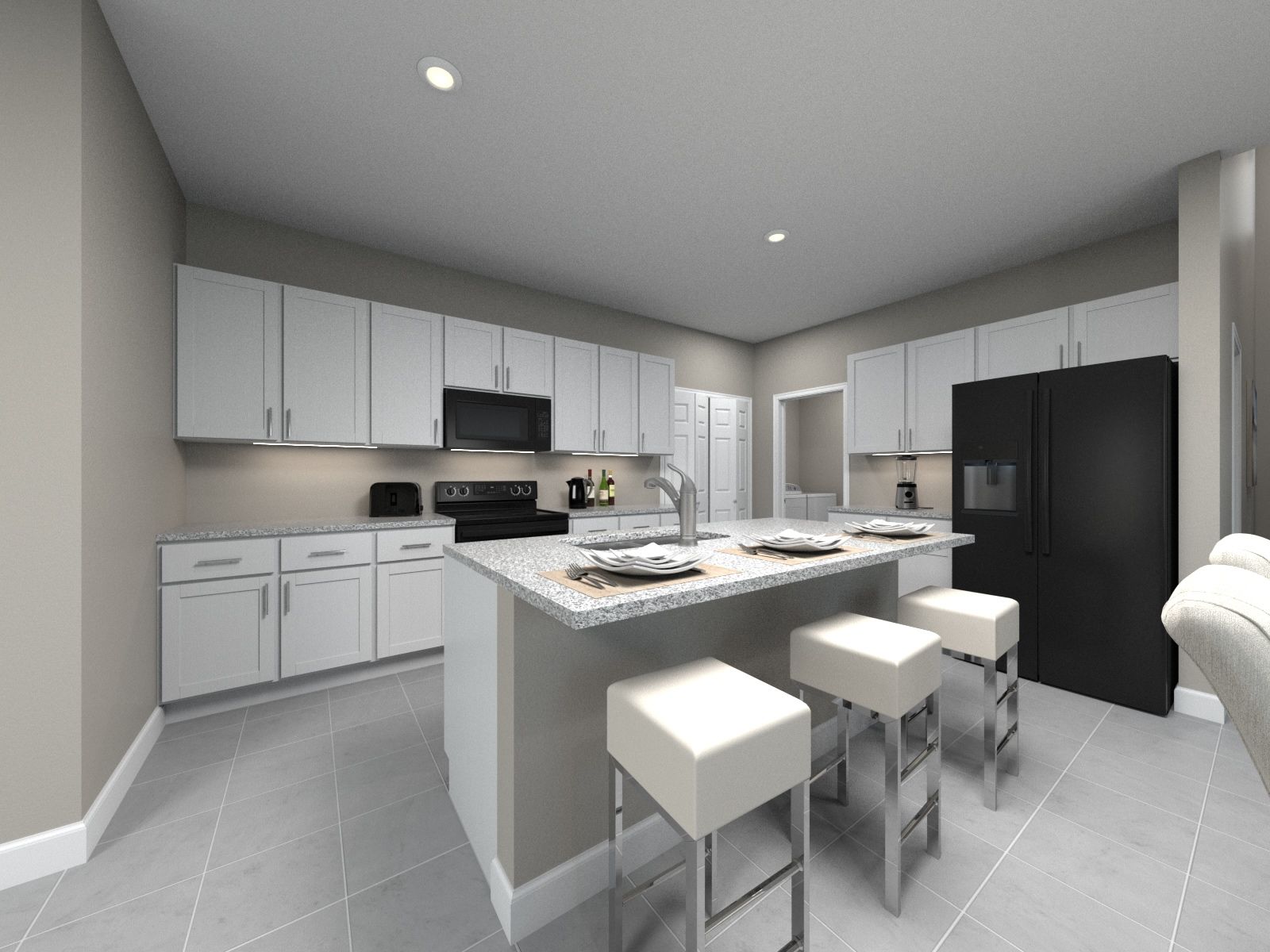 Rendering of the Willow floorplan
