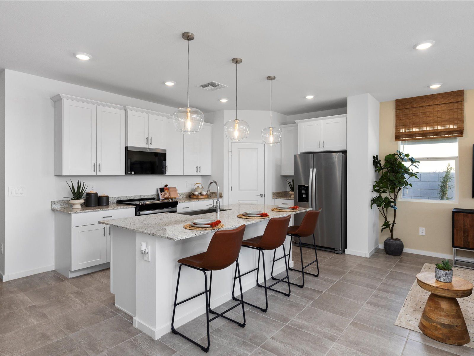 Kitchen in the Leslie Floorplan modeled at Allure Vista