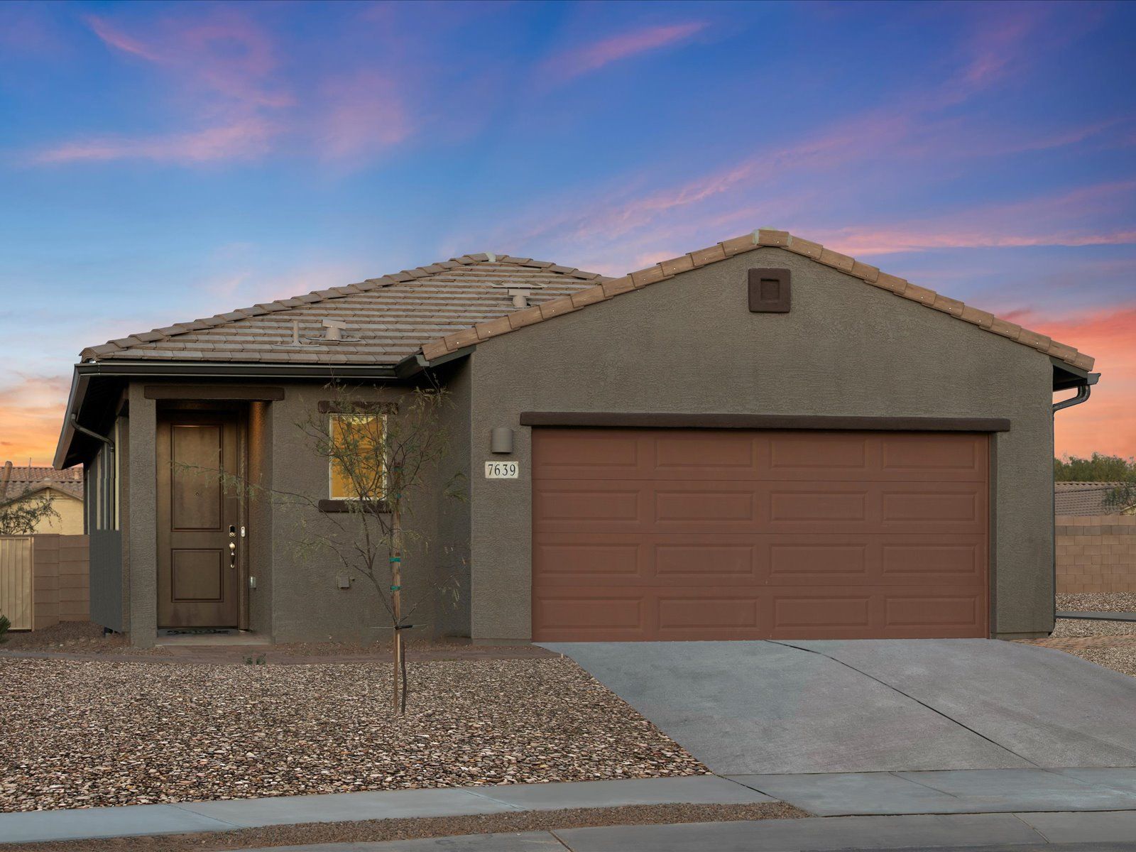 The 2110 floorplan modeled at Las Patrias at Star Valley III.