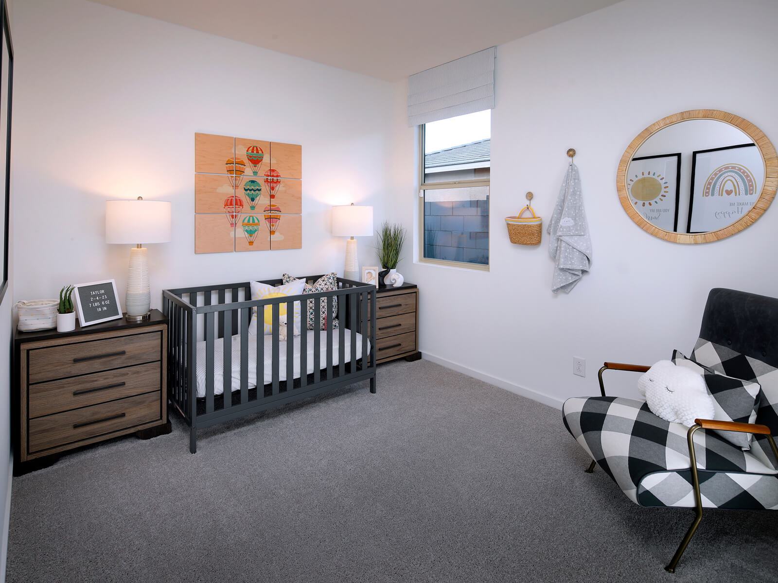Secondary Bedroom in the Avery Floorplan at Paloma Creek in Phoenix, Arizona