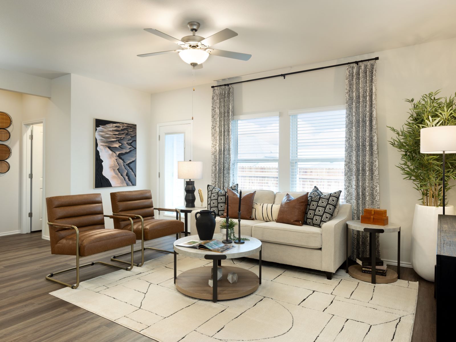 Have a movie night or spend some downtime in the living room.